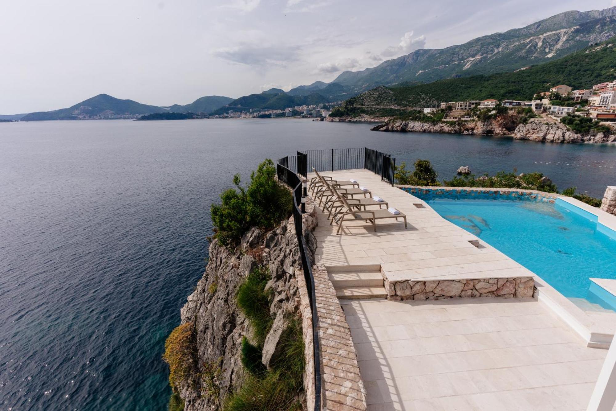 Blanche Cliff Apartments Sveti Stefan Dış mekan fotoğraf