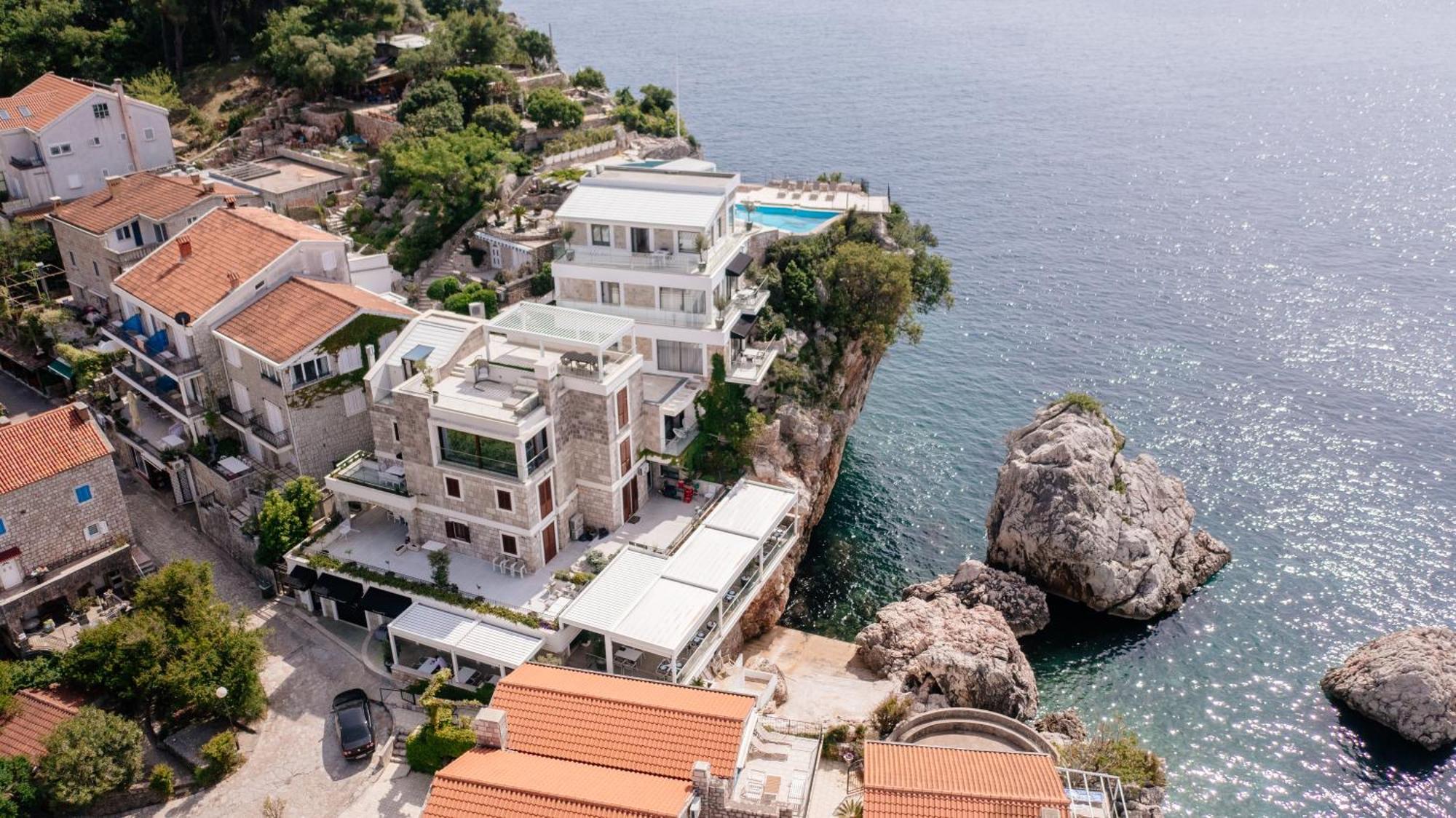 Blanche Cliff Apartments Sveti Stefan Dış mekan fotoğraf
