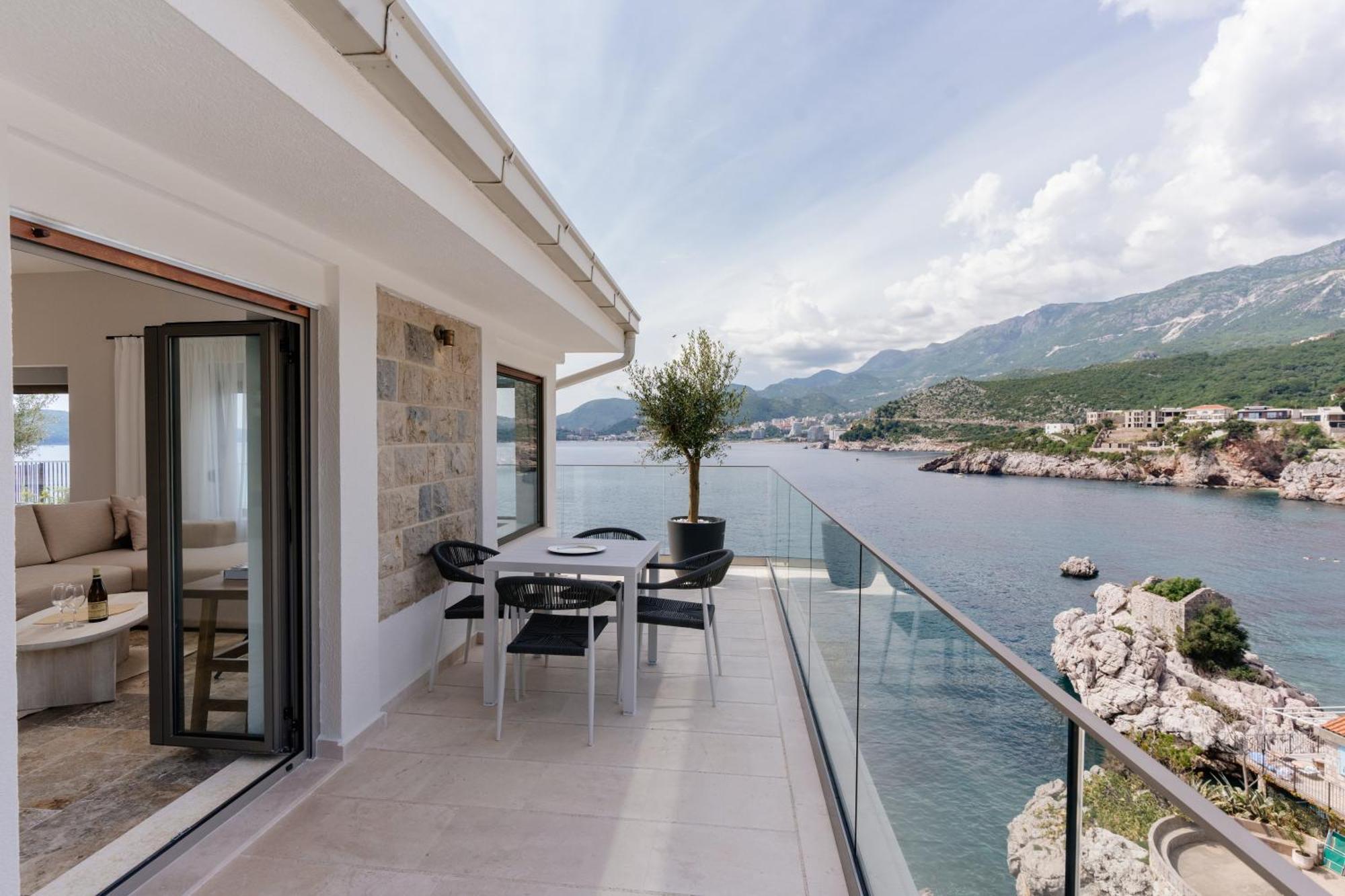 Blanche Cliff Apartments Sveti Stefan Dış mekan fotoğraf