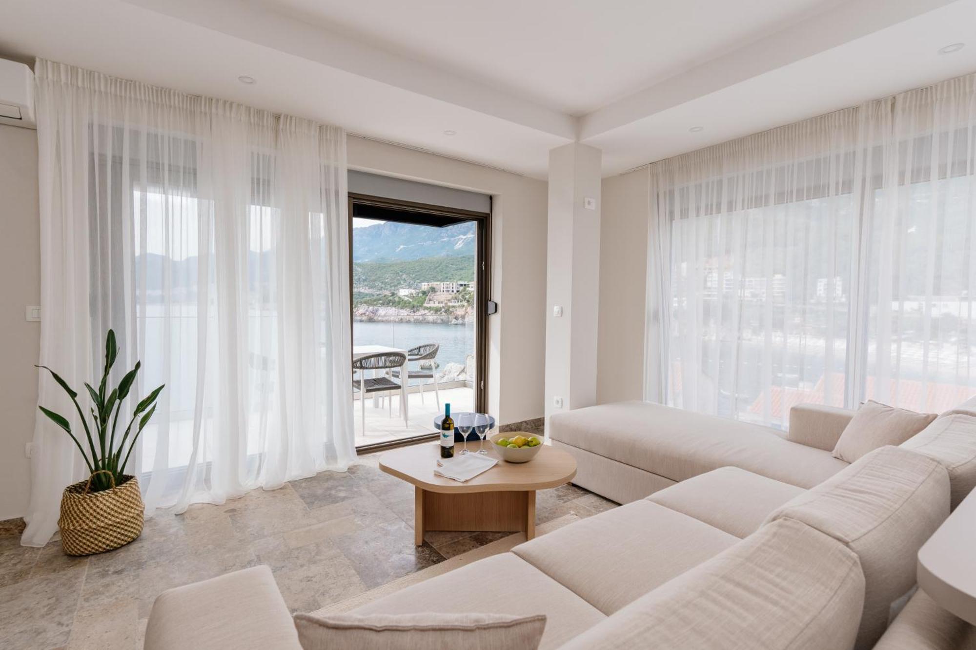 Blanche Cliff Apartments Sveti Stefan Dış mekan fotoğraf