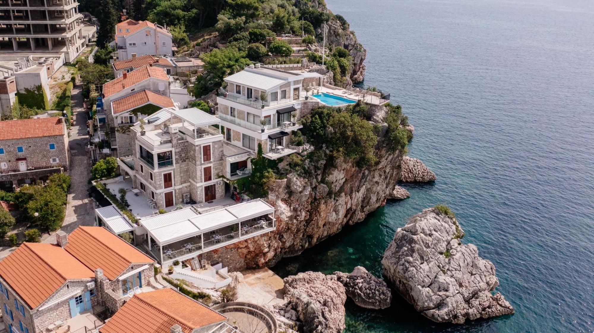 Blanche Cliff Apartments Sveti Stefan Dış mekan fotoğraf