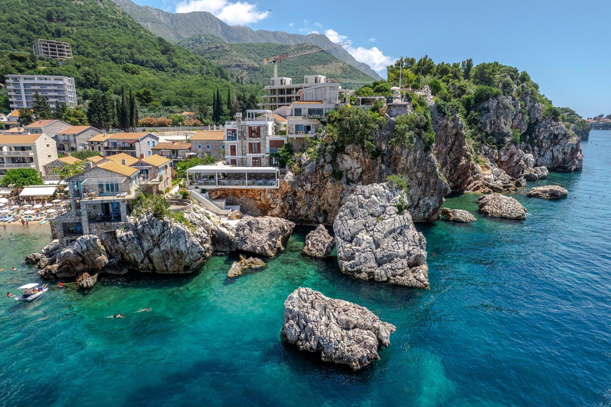 Blanche Cliff Apartments Sveti Stefan Dış mekan fotoğraf