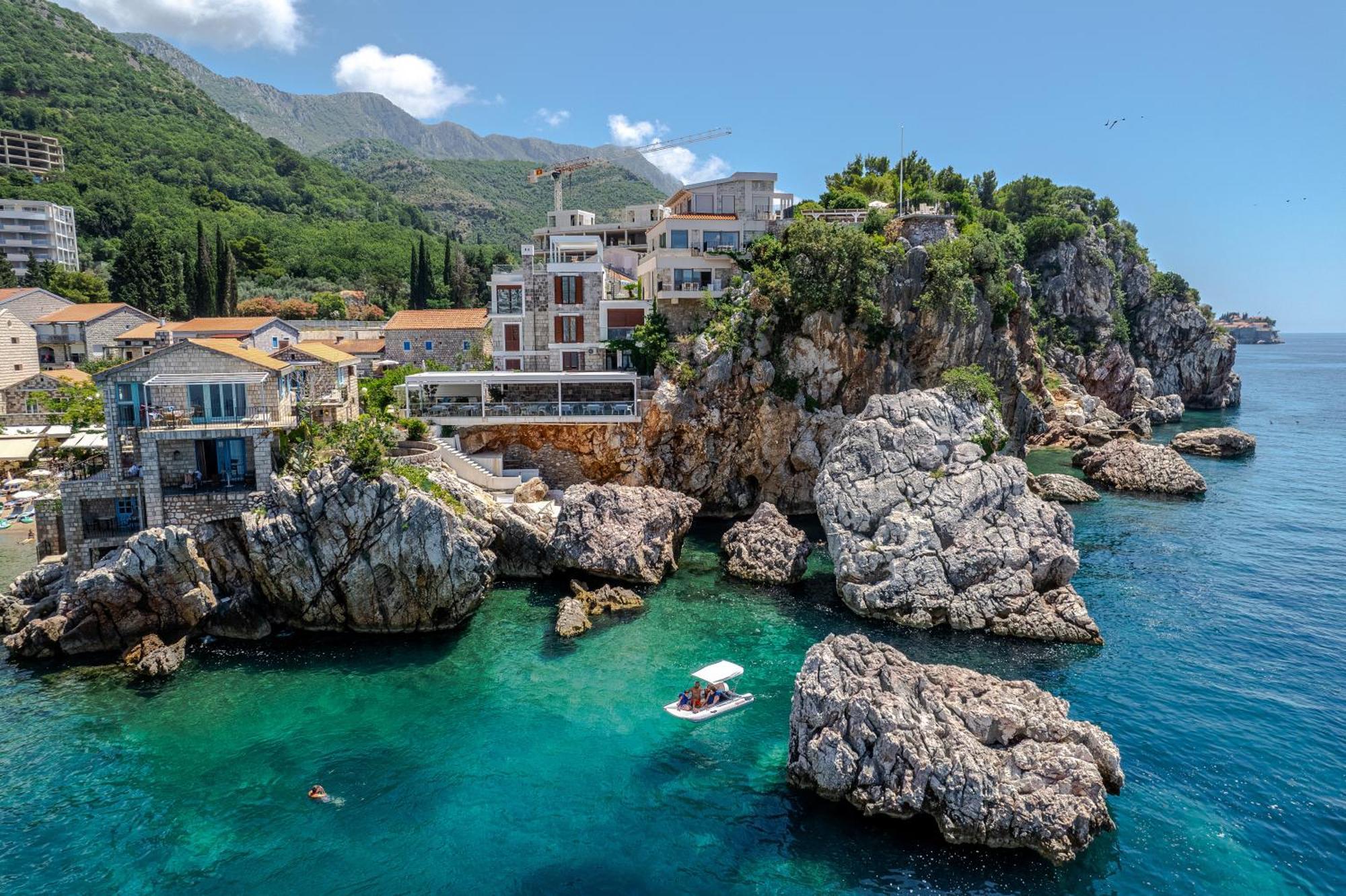 Blanche Cliff Apartments Sveti Stefan Dış mekan fotoğraf